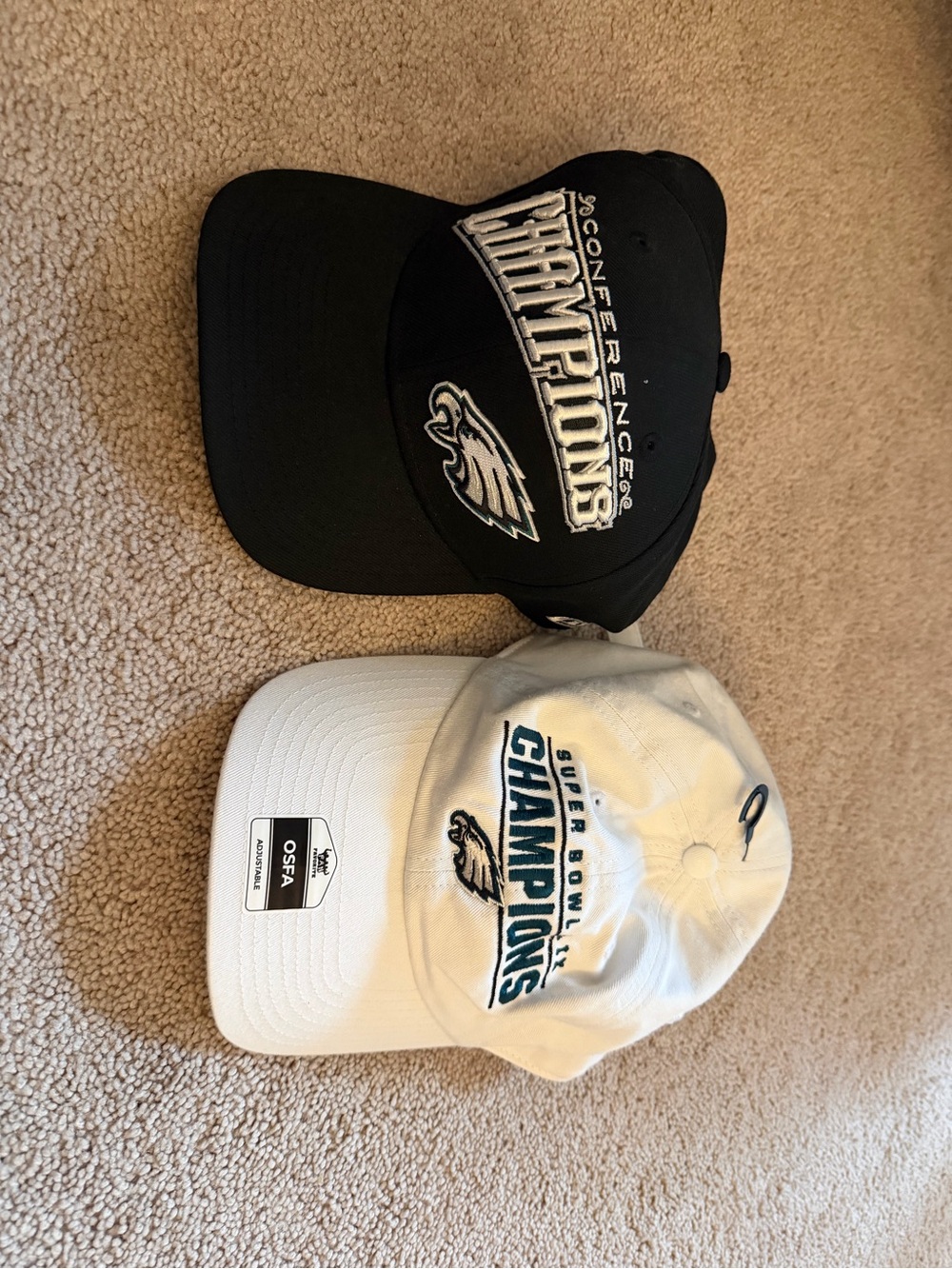 Eagles champion/Super Bowl hats